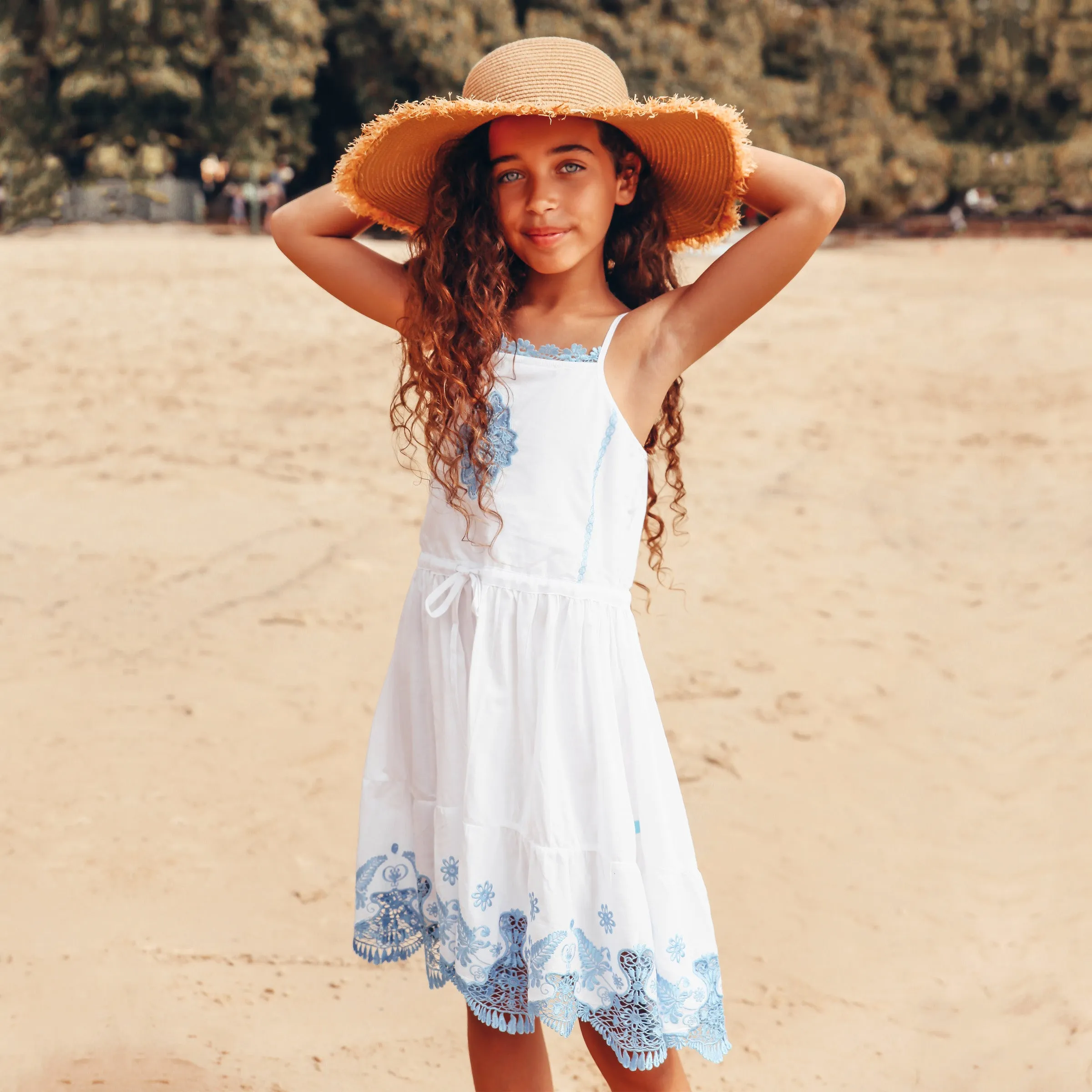 1119 Beach Boho Slip Dress