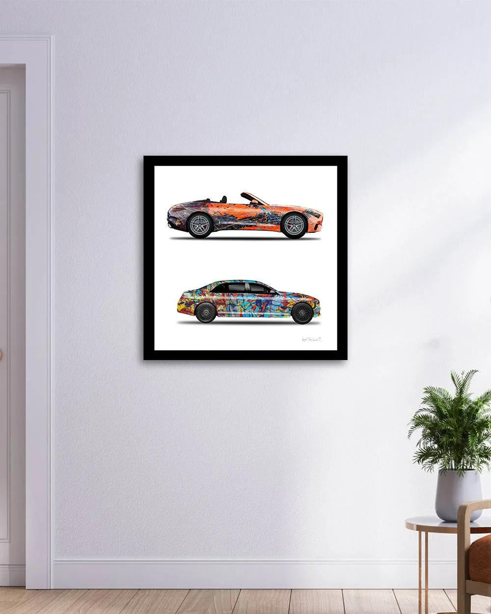 2 - Orange Eclipse & Taffy Galaxy Whew Cars by Jumper Maybach® (Print on Paper)