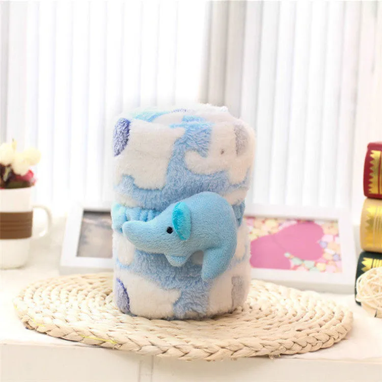 2 PACK Baby Soft Fleece Baby Blanket