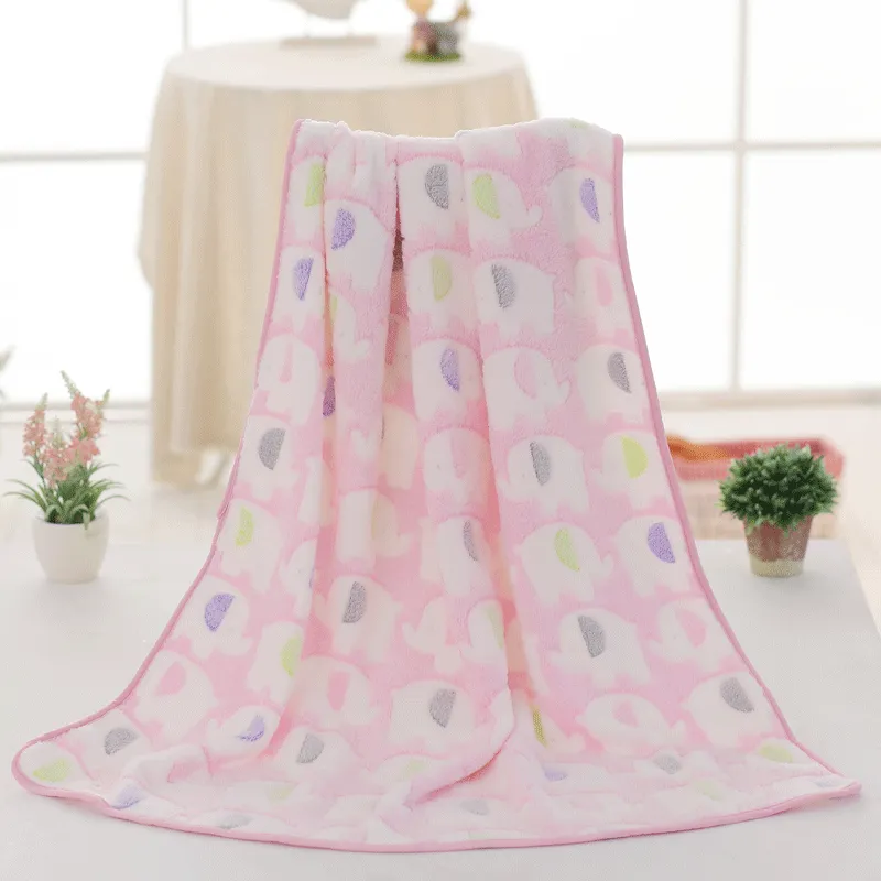 2 PACK Baby Soft Fleece Baby Blanket