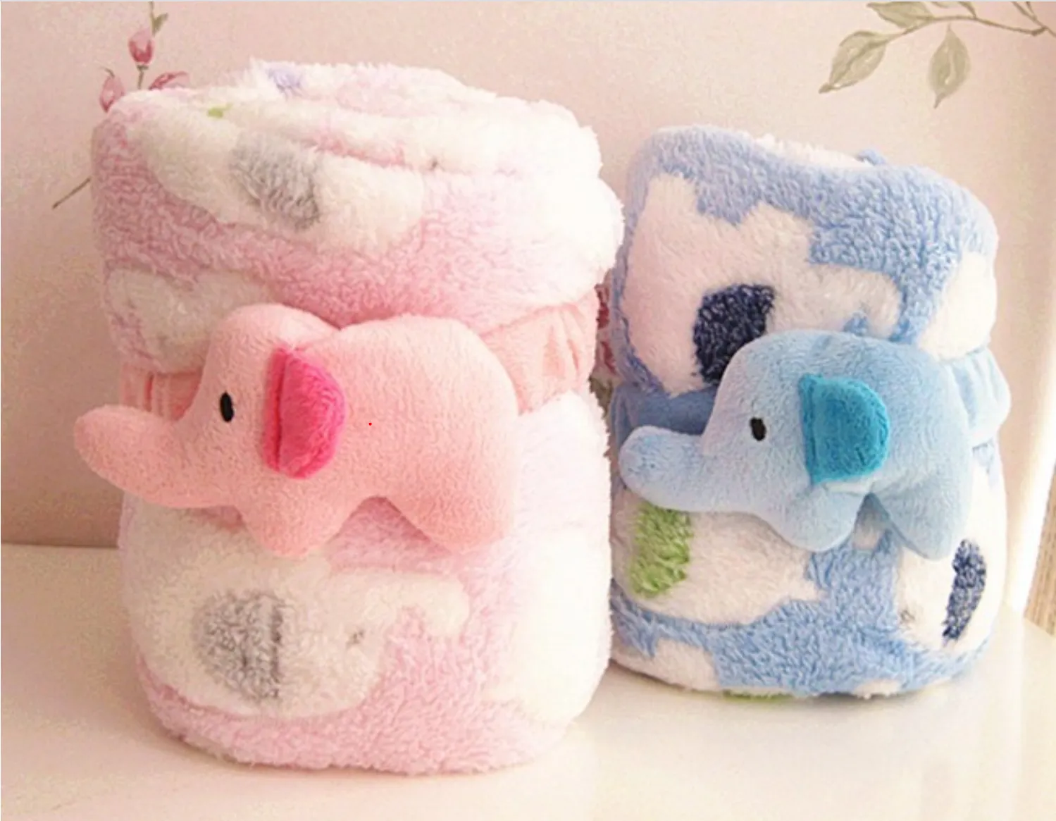 2 PACK Baby Soft Fleece Baby Blanket