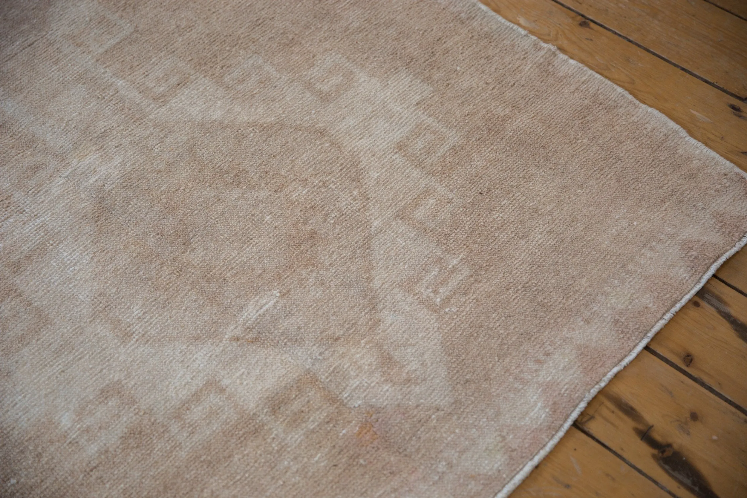 3.5x12.5 Vintage Distressed Oushak Rug Runner