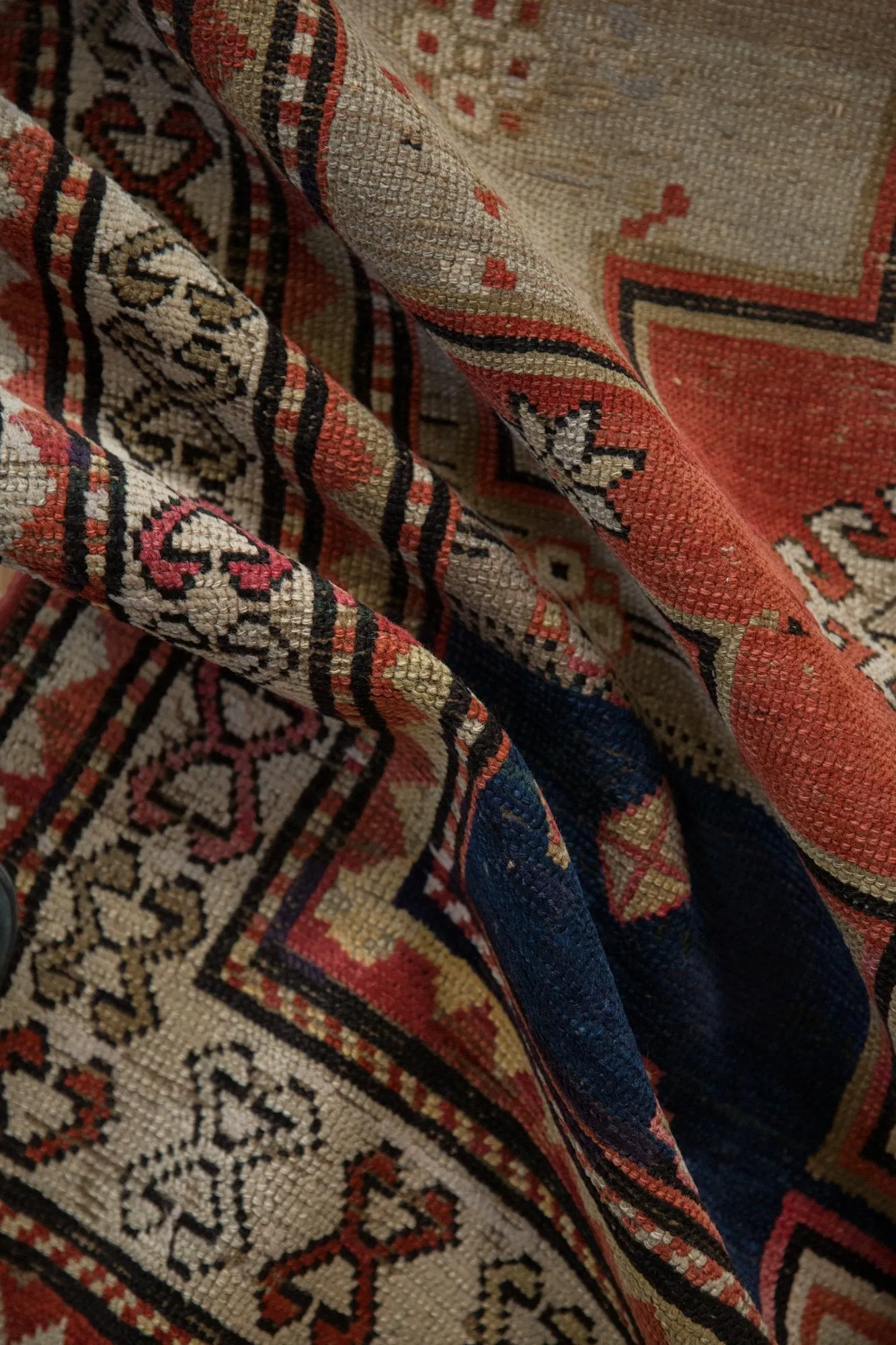 3.5x7.5 Vintage Caucasian Rug Runner