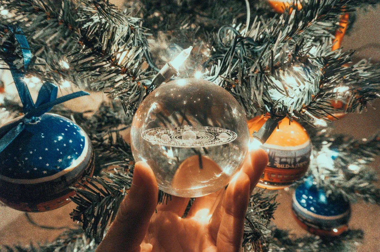 3D Solar System Crystal Ball