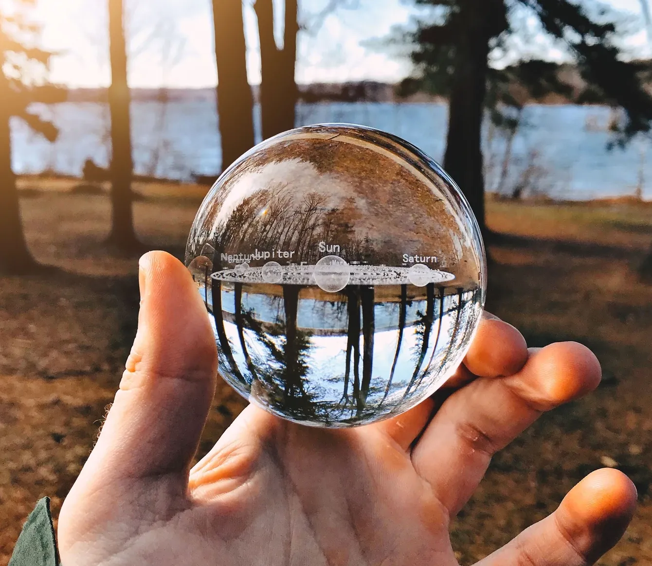 3D Solar System Crystal Ball
