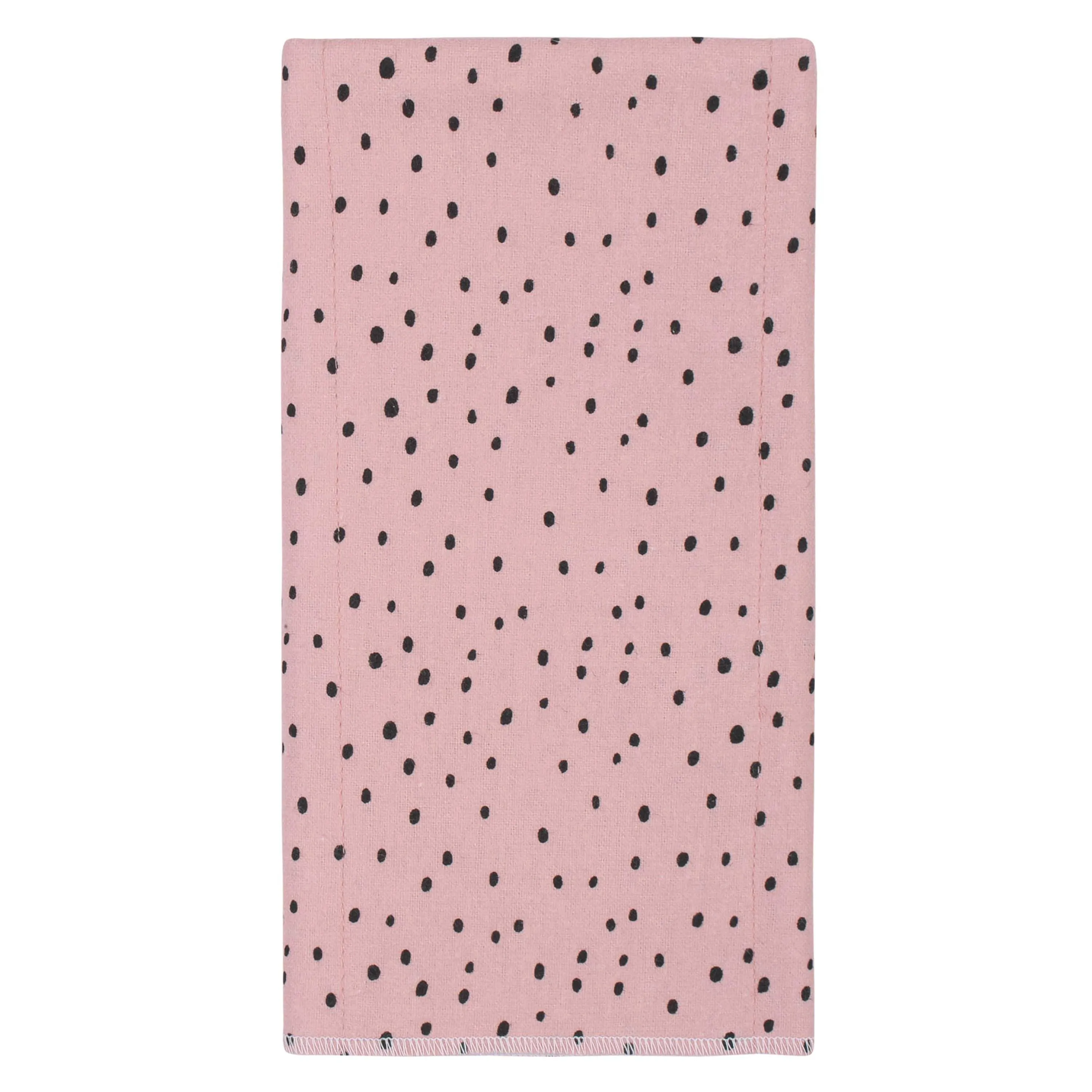 4-Pack Baby Girls Bear Flannel Burp Cloths