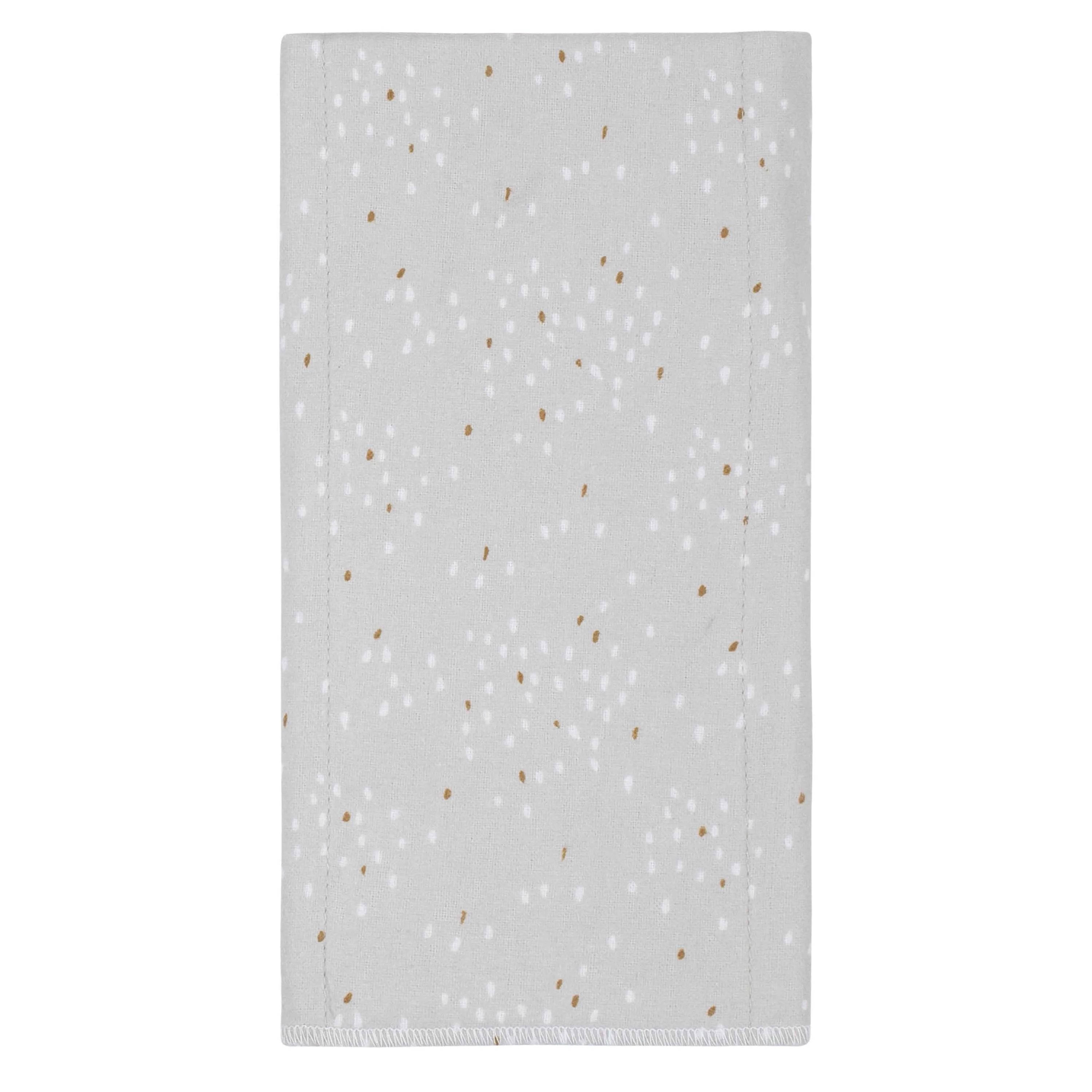 4-Pack Baby Neutral Sheep Flannel Burp Cloths