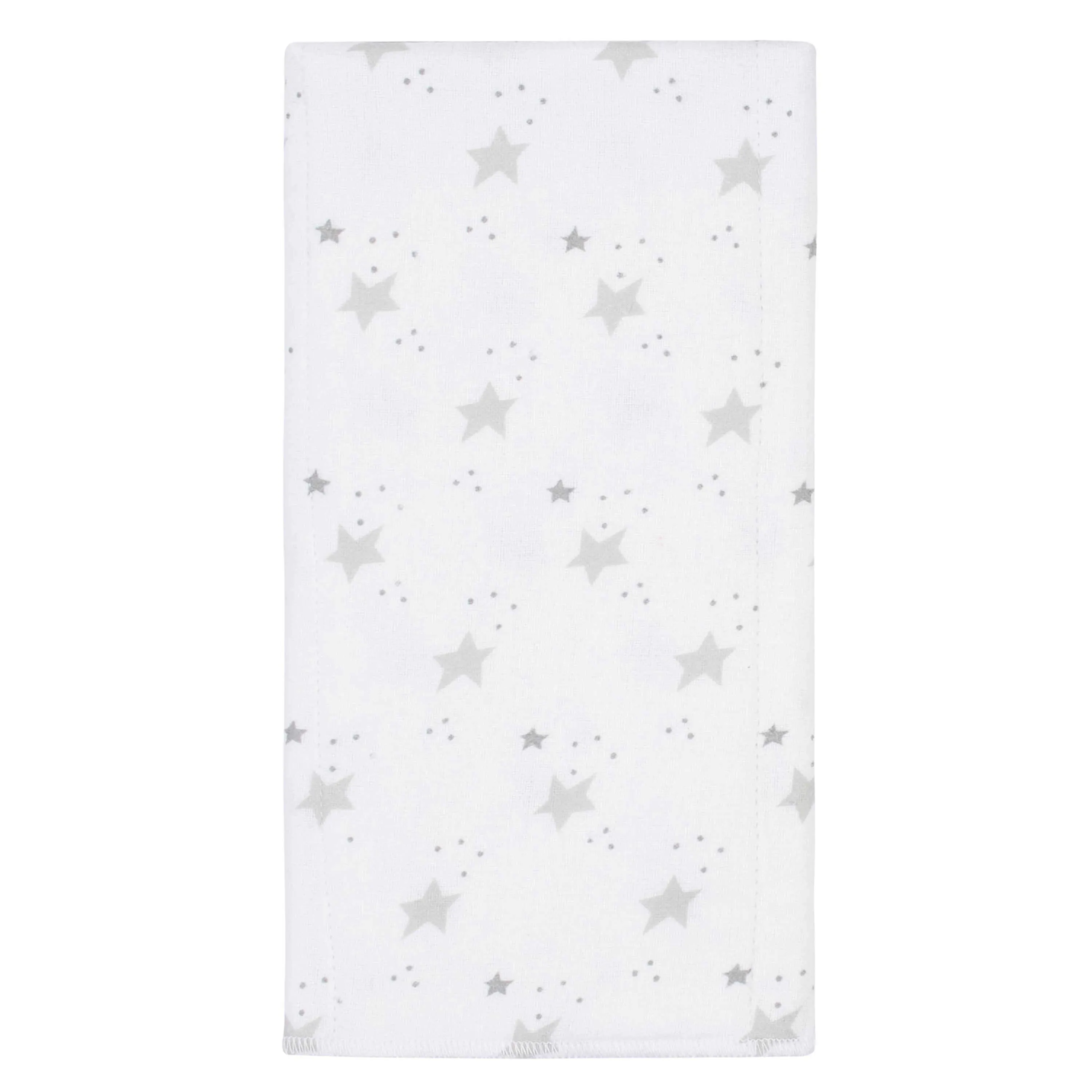 4-Pack Baby Neutral Sheep Flannel Burp Cloths