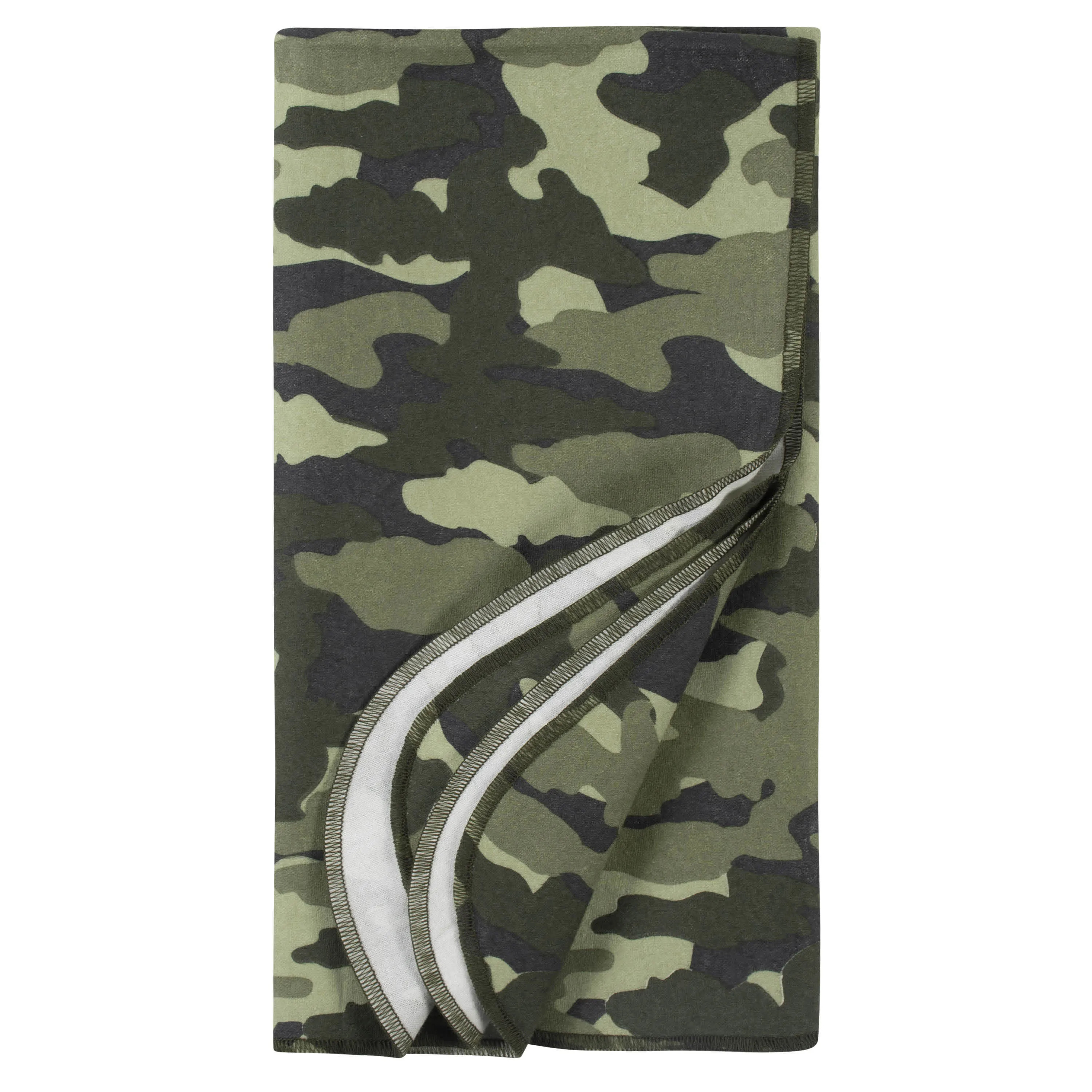 4-Pack Boys Bear Flannel Receiving Blankets