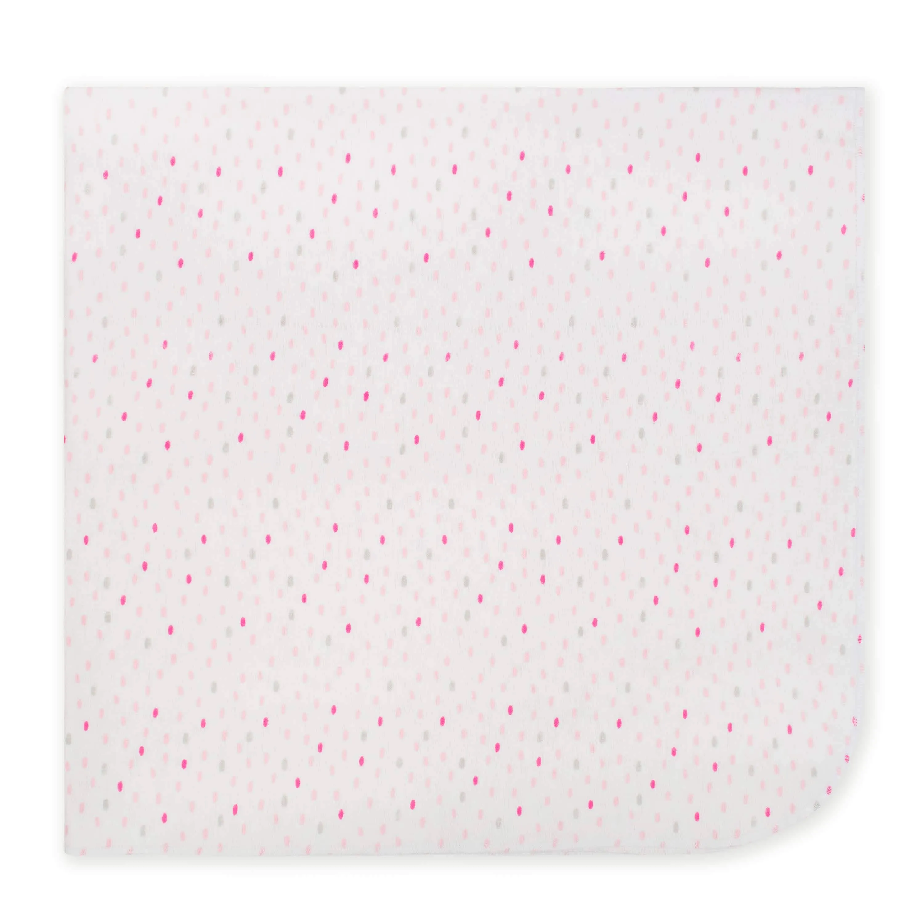 4-Pack Pink Floral Baby Girls Receiving Blankets