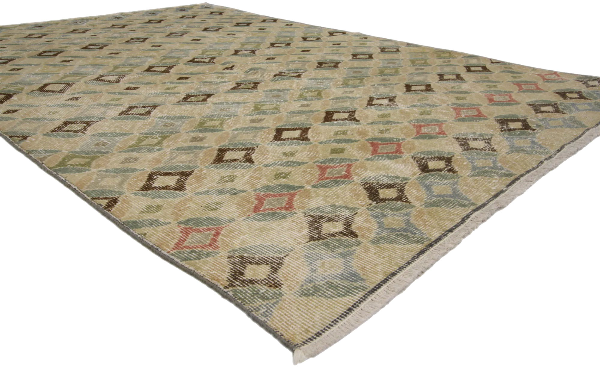 4'11" X 7'06" Vintage Sivas Rug