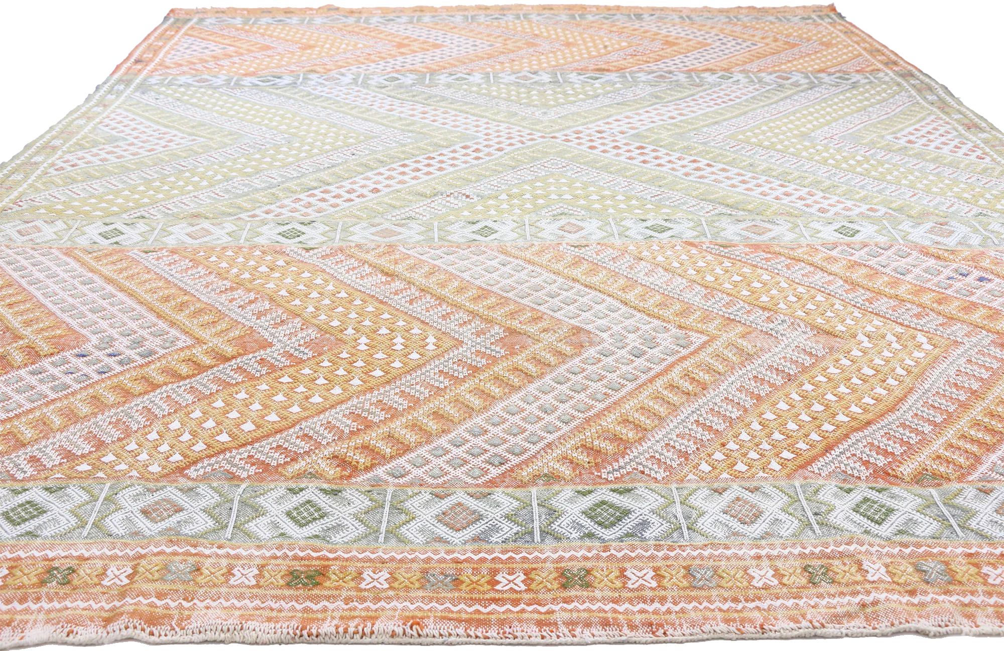 7'10" x 10' Vintage Kilim Rug