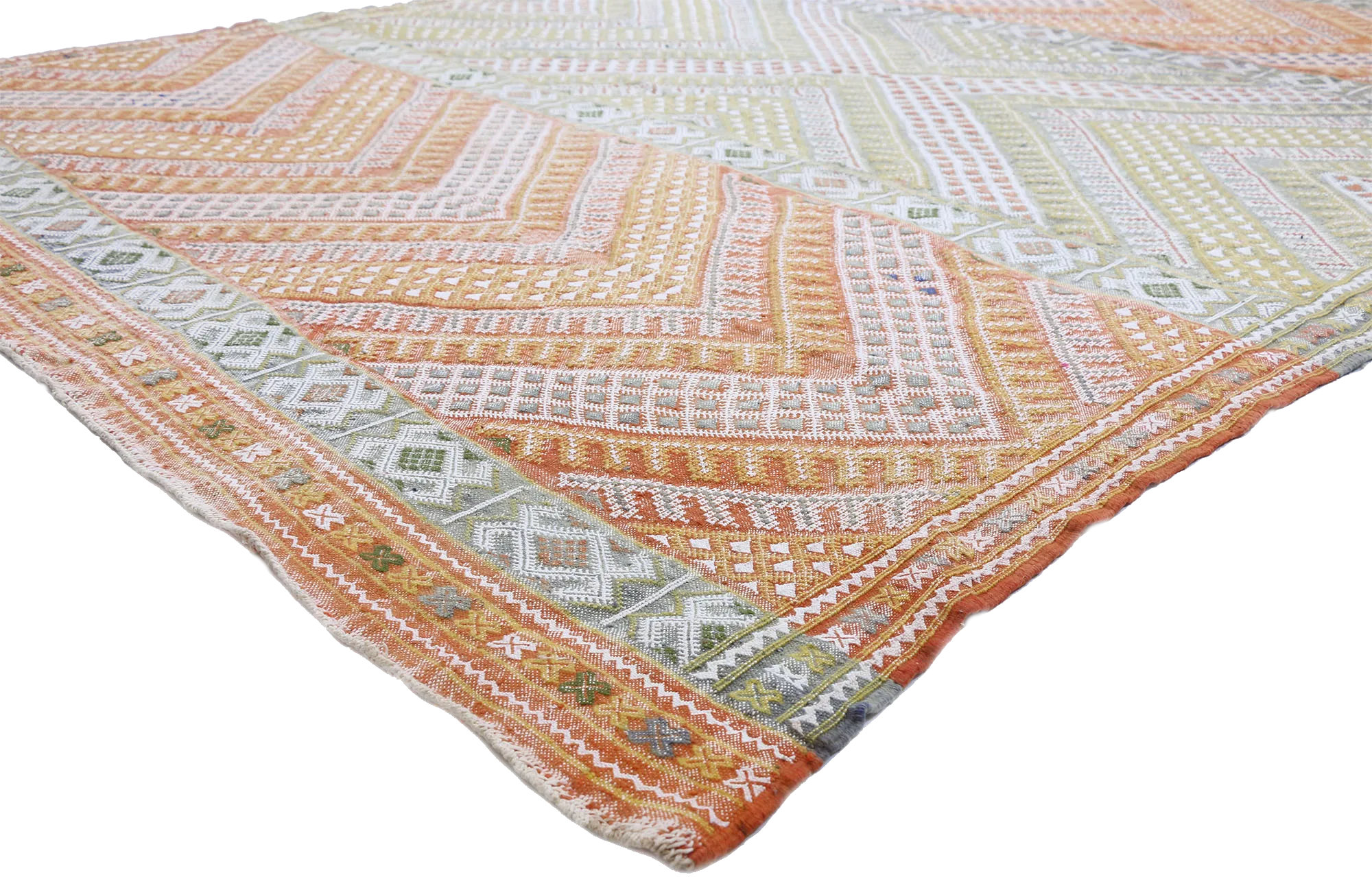 7'10" x 10' Vintage Kilim Rug