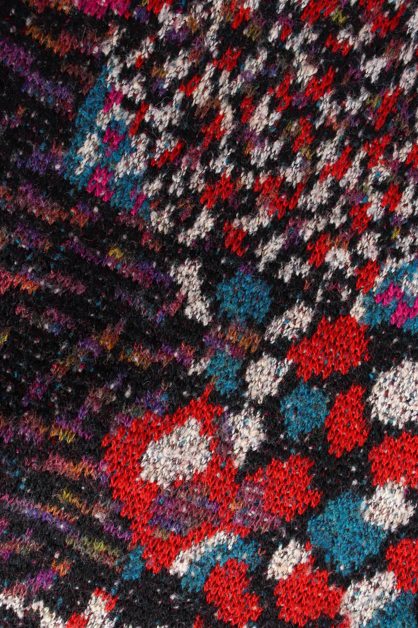 Abstract Geo Wool Cardigan