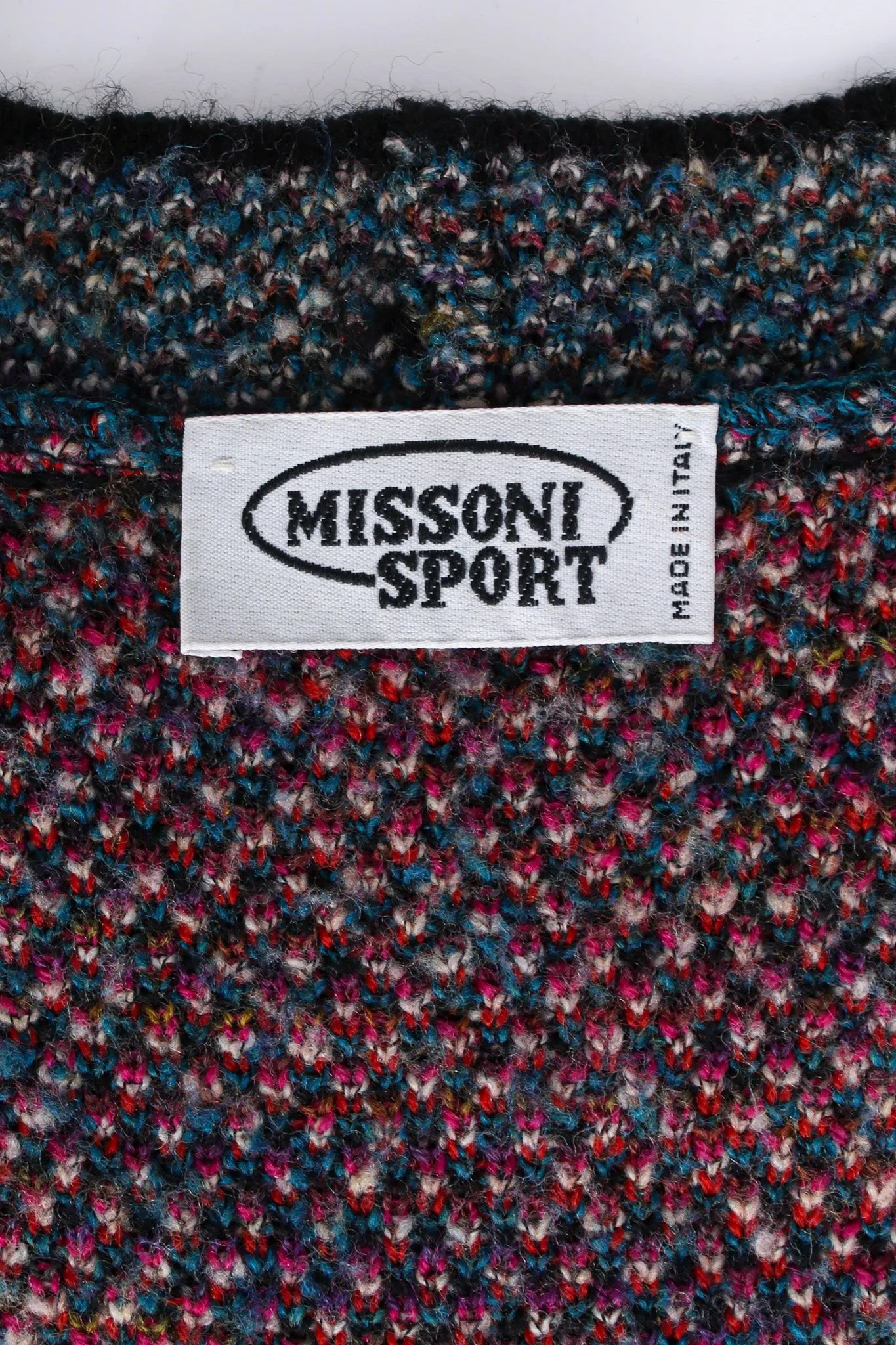 Abstract Geo Wool Cardigan