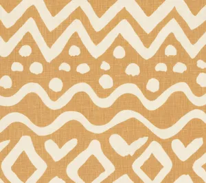 Alan Campbell Fabric: Deauville - Custom Camel on Tinted Belgian Linen / Cotton