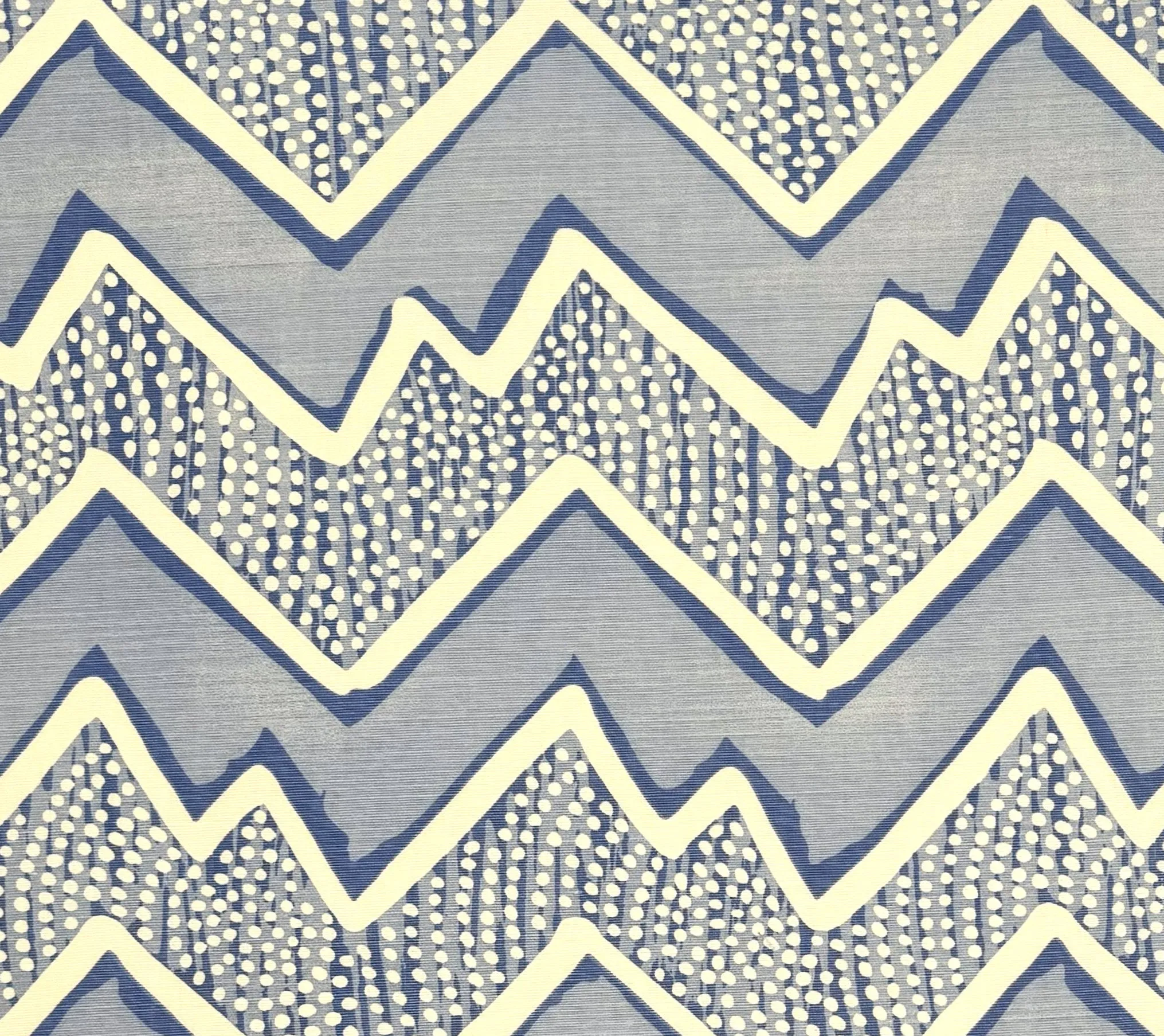 Alan Campbell Fabric: Montecito - Custom Periwinkles on Tinted Belgian Linen/Cotton