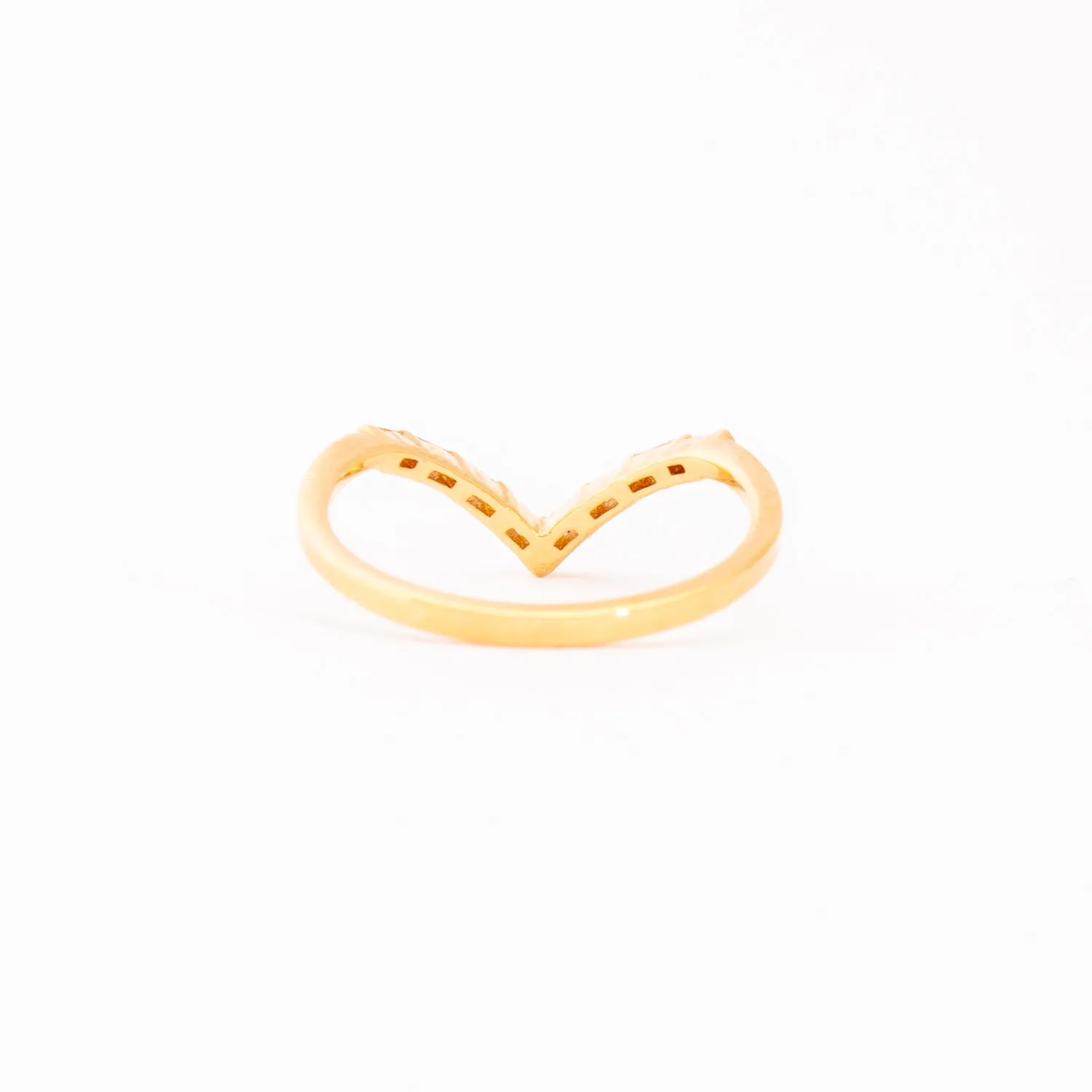 Argent Baguette Diamond Wedding Ring