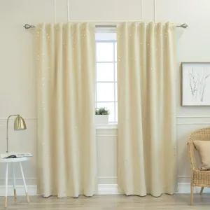 Aurora Home Star Struck Insulated Thermal Blackout Curtain Panel Pair - 52 x 84