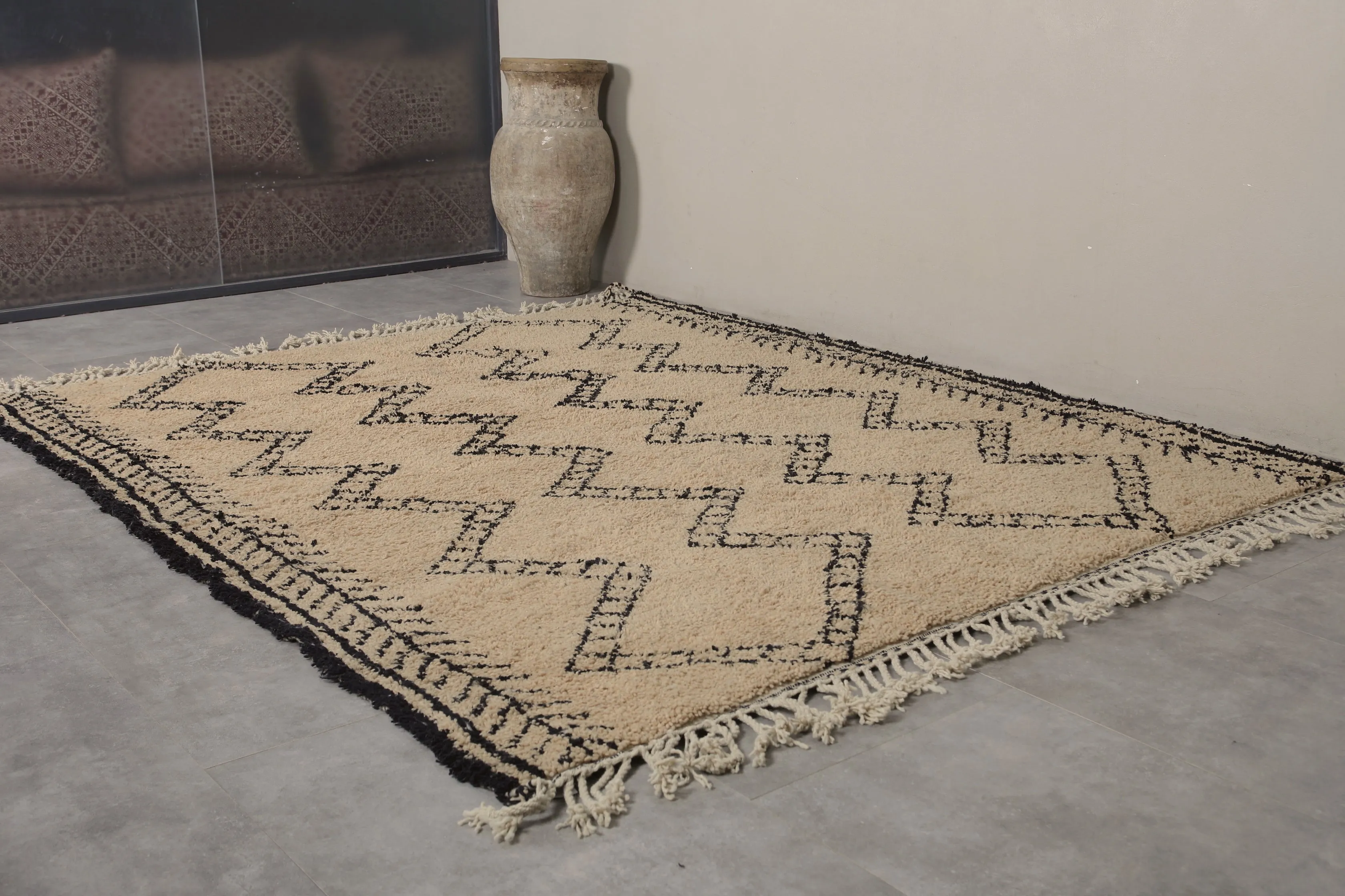 Beni ourain rug - Custom Moroccan area rug - Morocco rug