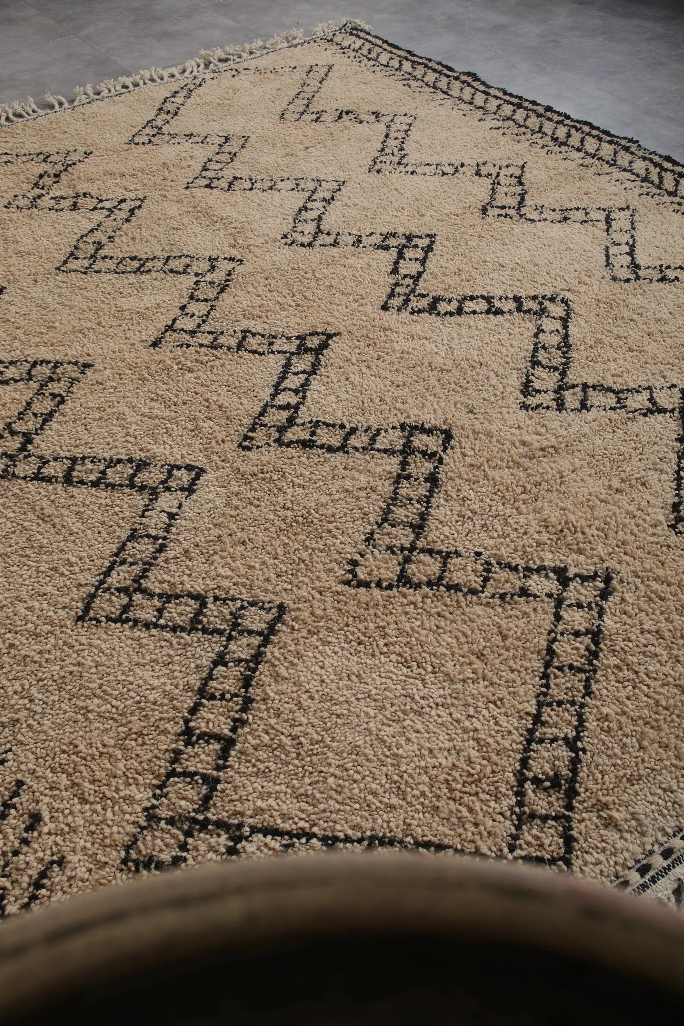 Beni ourain rug - Custom Moroccan area rug - Morocco rug
