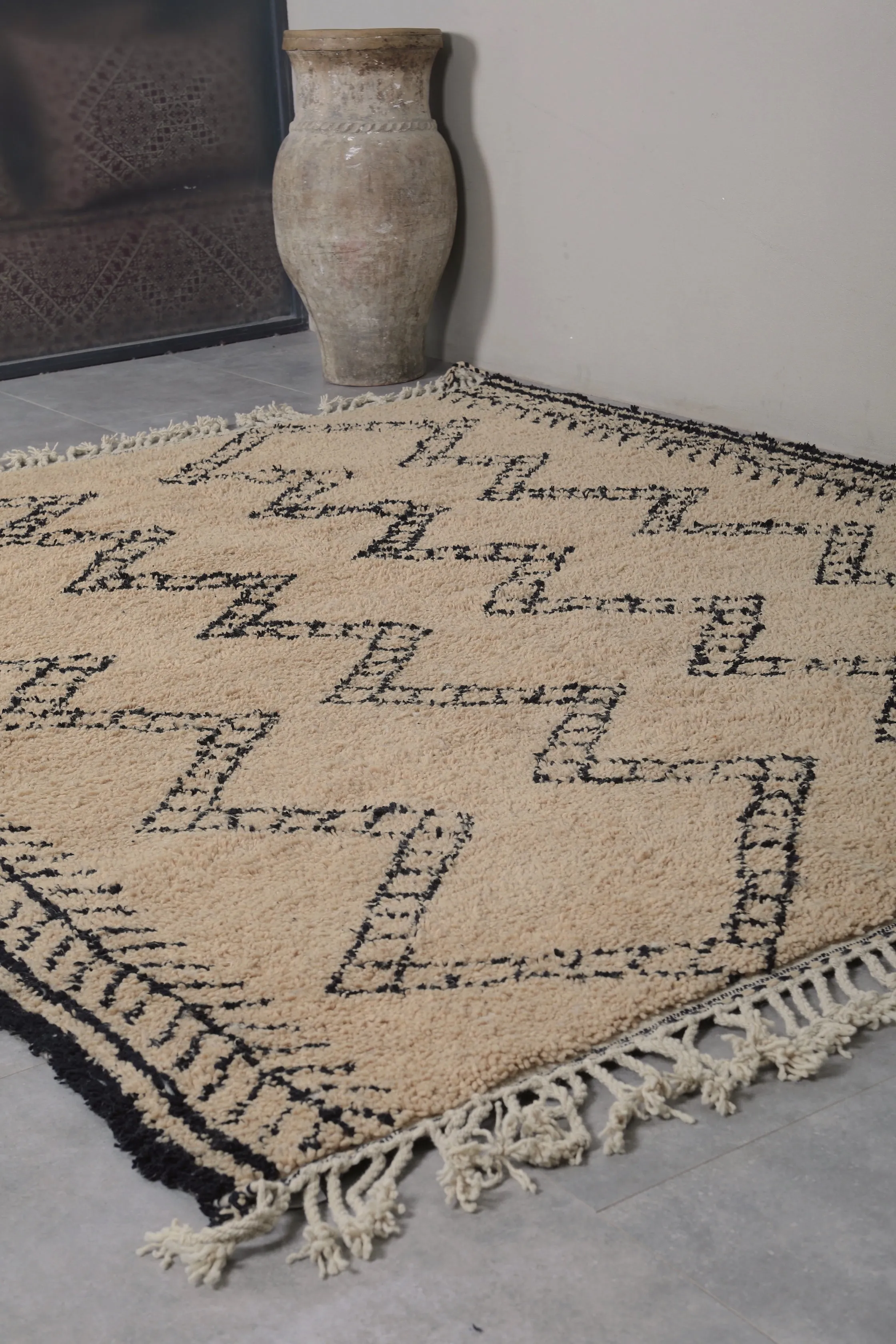 Beni ourain rug - Custom Moroccan area rug - Morocco rug
