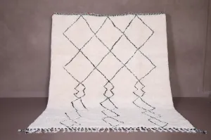 Beni ourain Rug - Handmade rug - Wool Moroccan carpet - Custom Rug