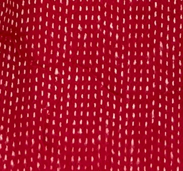 Berry Stitch Flannel Dog Collar