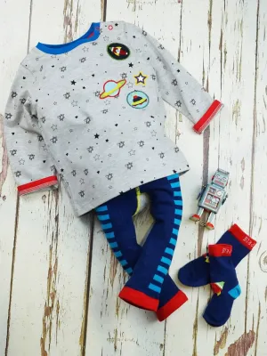 Blade & Rose outer space top 6-12 months
