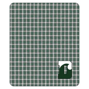 Blanket - Boxercraft Flannel and Fleece - Green/White/Black
