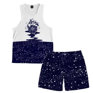 Bleeding Heart Tank and Short Rave Outfit