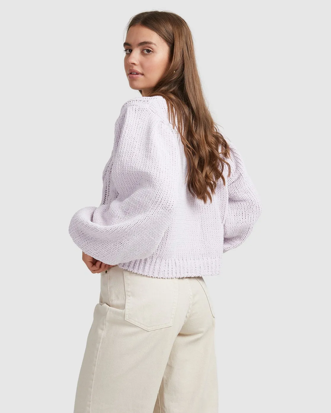 Bluesday Chenille Crew Sweater