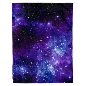 Blurple Galaxy Vibes Fleece Blanket