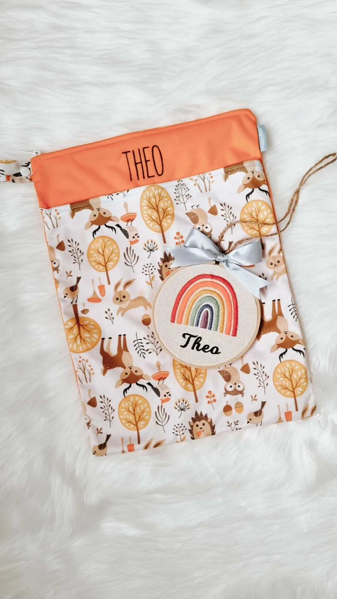 Boho Rainbow Embroidery Hoop