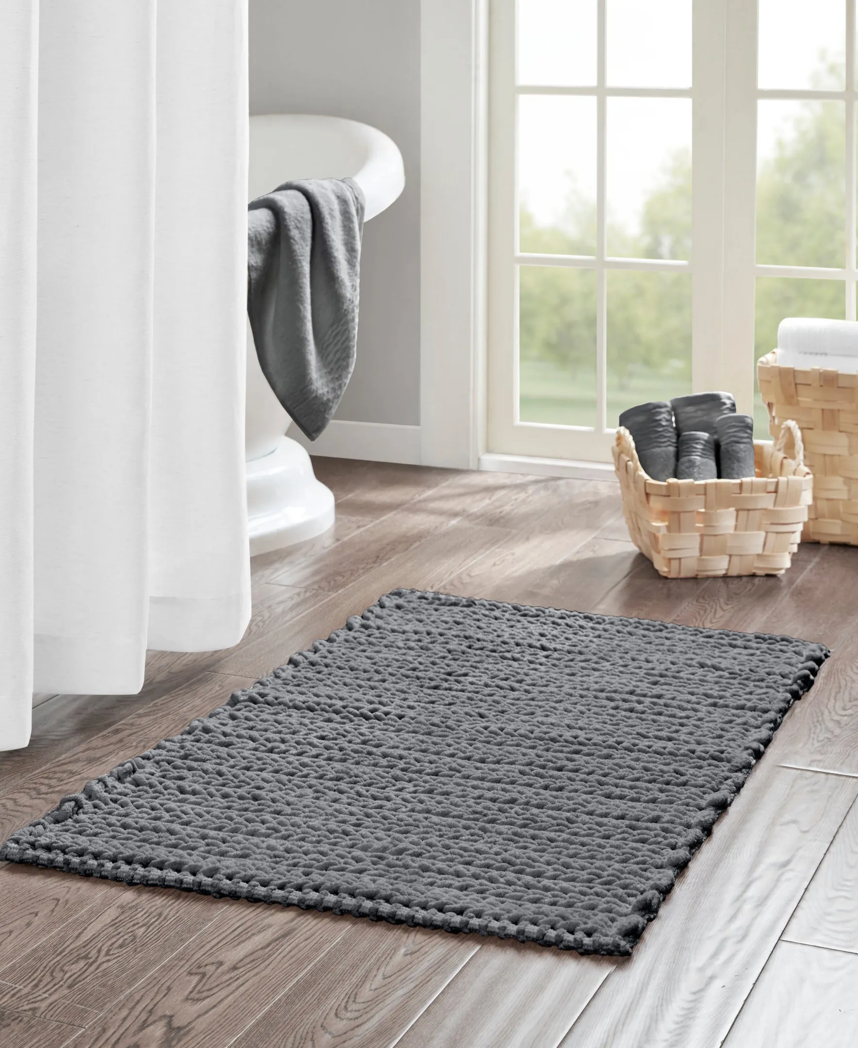 Braide 100% Cotton Chenille Chain Stitch Rug