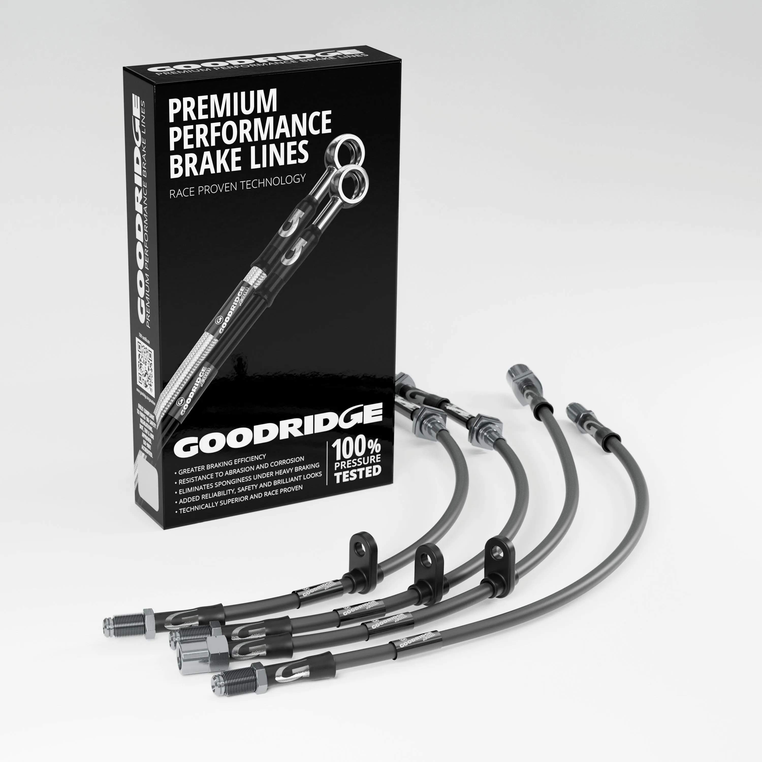 BRAKE HOSE KIT FOR MITSUBISHI SPACE STAR (DG_A) 1.8 GDI (DG5A) REAR DISCS WITH ABS 06.98-12.04