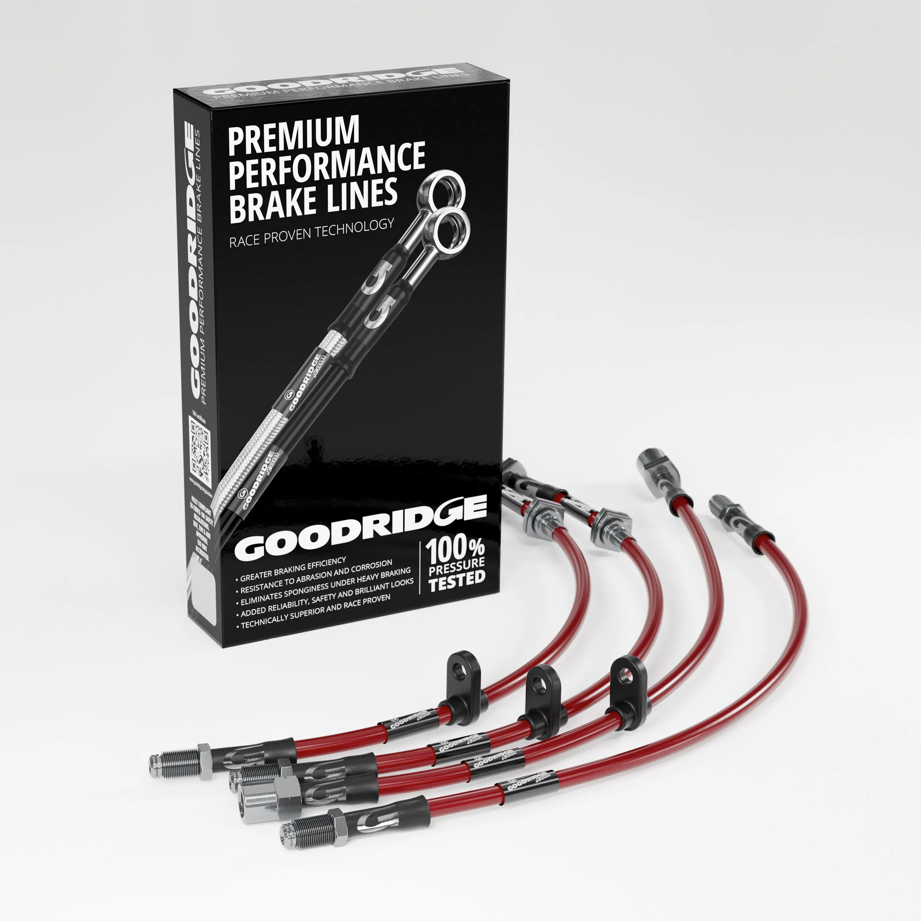 BRAKE HOSE KIT FOR MITSUBISHI SPACE STAR (DG_A) 1.8 GDI (DG5A) REAR DISCS WITH ABS 06.98-12.04