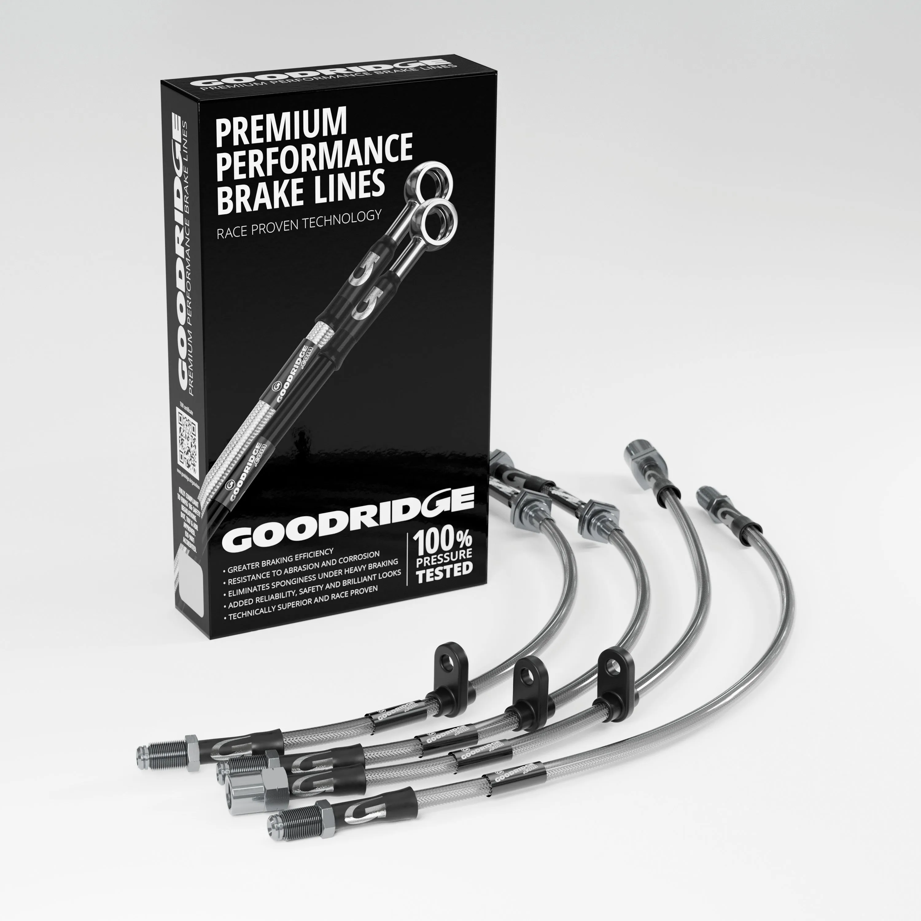 BRAKE HOSE KIT FOR MITSUBISHI SPACE STAR (DG_A) 1.8 GDI (DG5A) REAR DISCS WITH ABS 06.98-12.04
