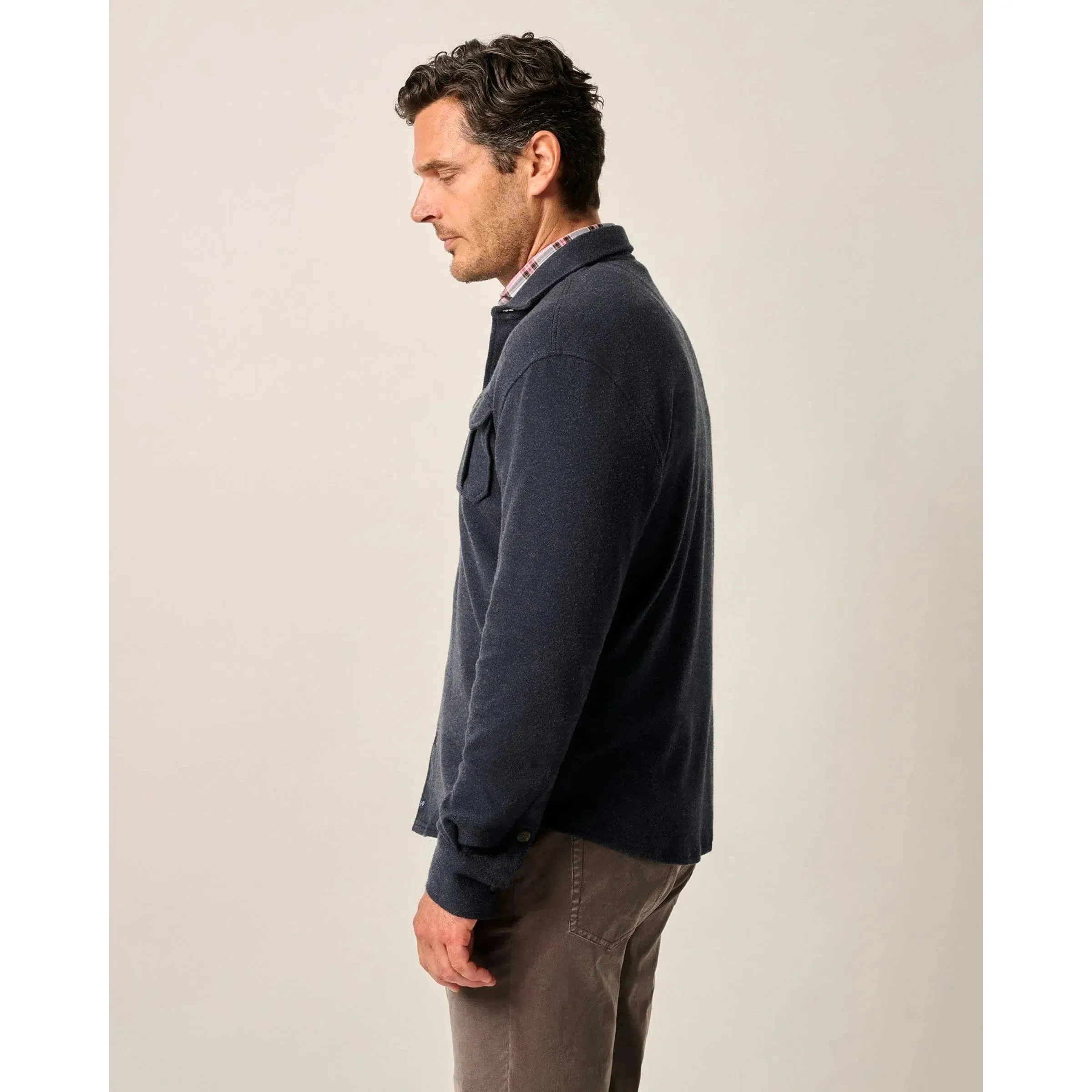 BRIGGS BERRINGBONE OVERSHIRT