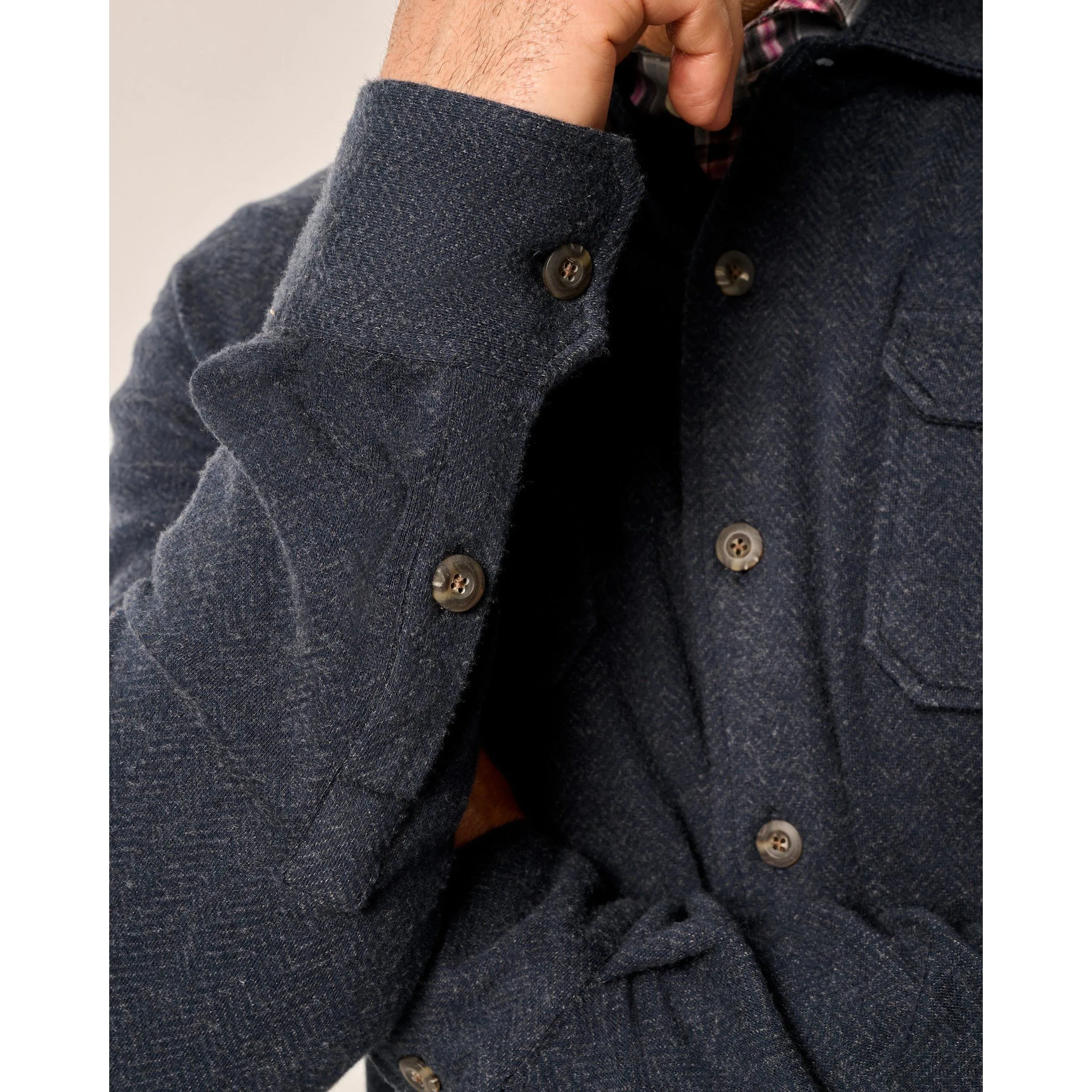 BRIGGS BERRINGBONE OVERSHIRT