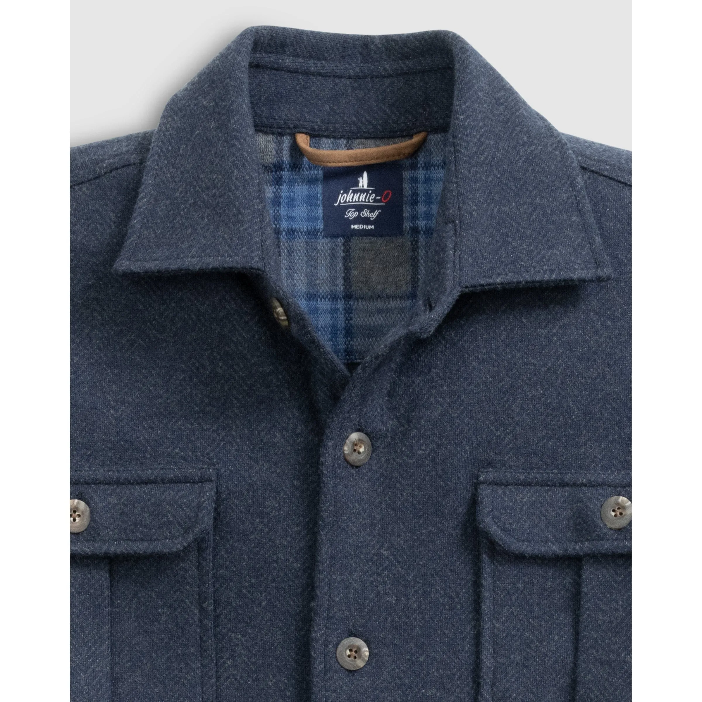 BRIGGS BERRINGBONE OVERSHIRT