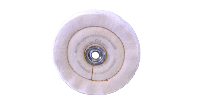 Buffing Wheel Flannel ½" Thick - Available in 4", 6", 8" & 10" Diameters