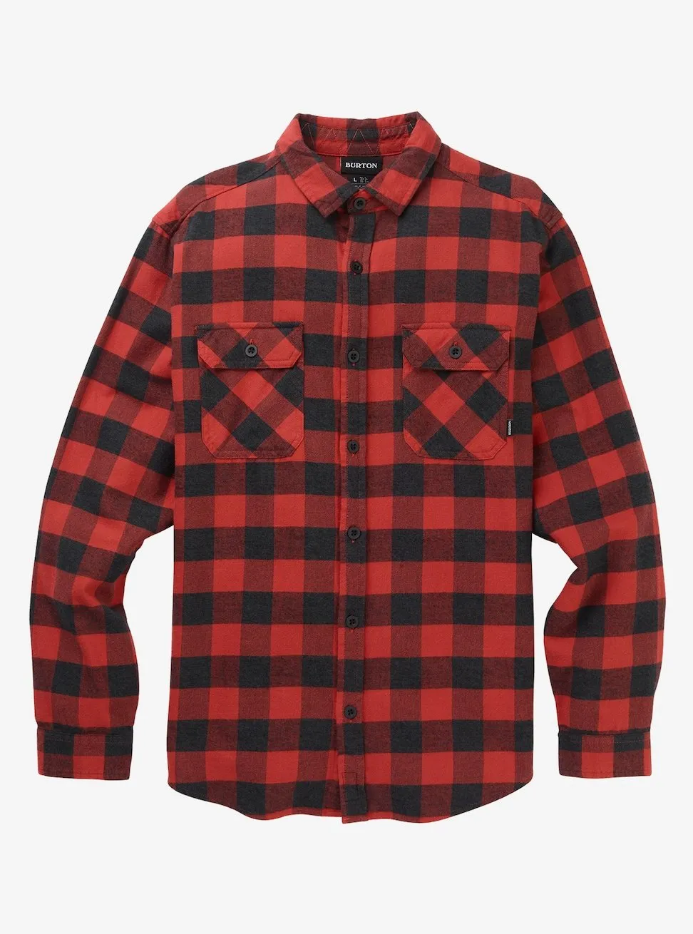 Burton Brighton Flannel Mens Tandori Heather Buffalo