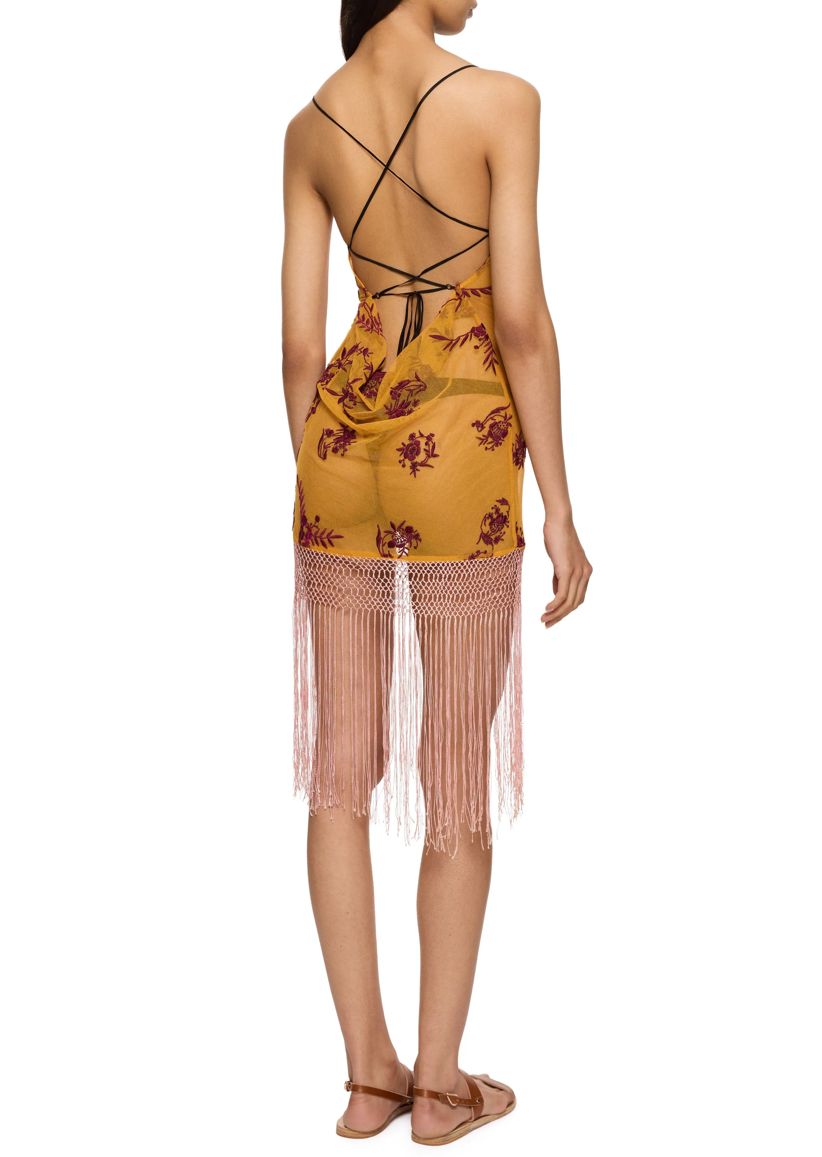 Camellia Demi Couture Piano Shawl Mini Dress
