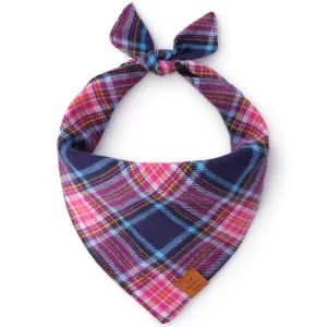 Camilla Plaid Flannel Dog Bandana