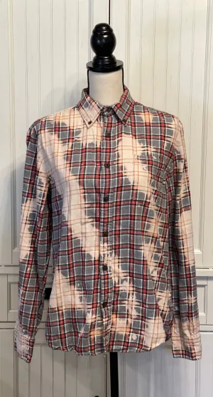 Carmen Distressed Flannel ~ Unisex Size Small