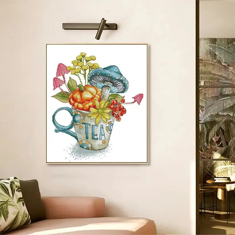 Cartoon Teacup Pattern