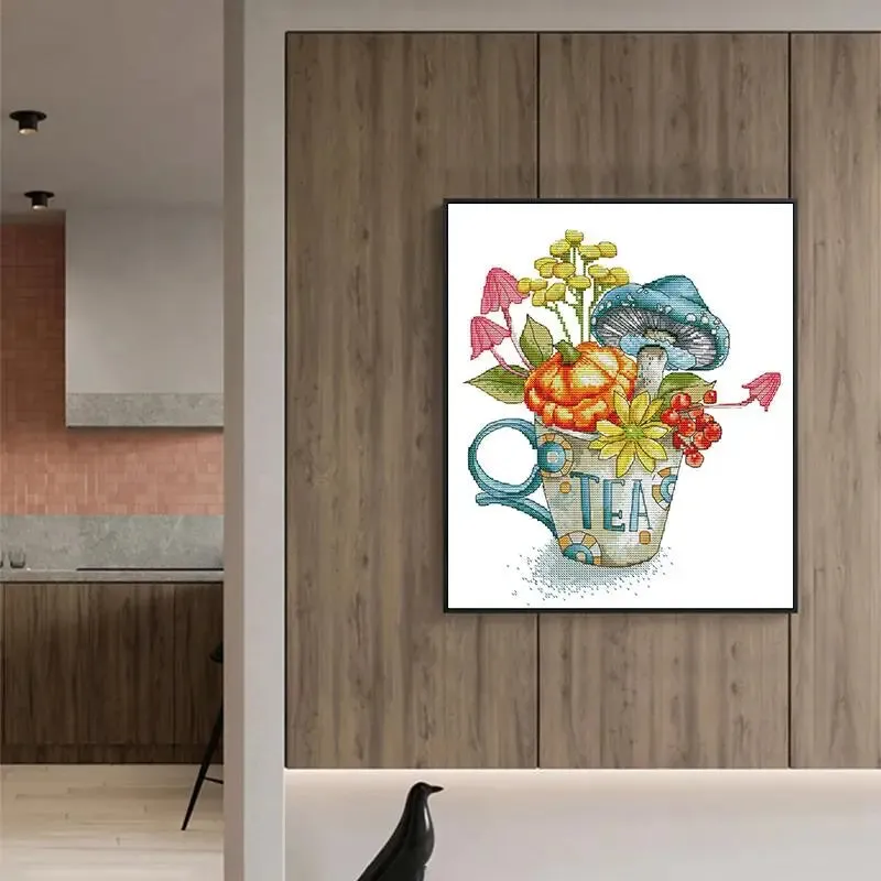 Cartoon Teacup Pattern