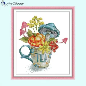 Cartoon Teacup Pattern