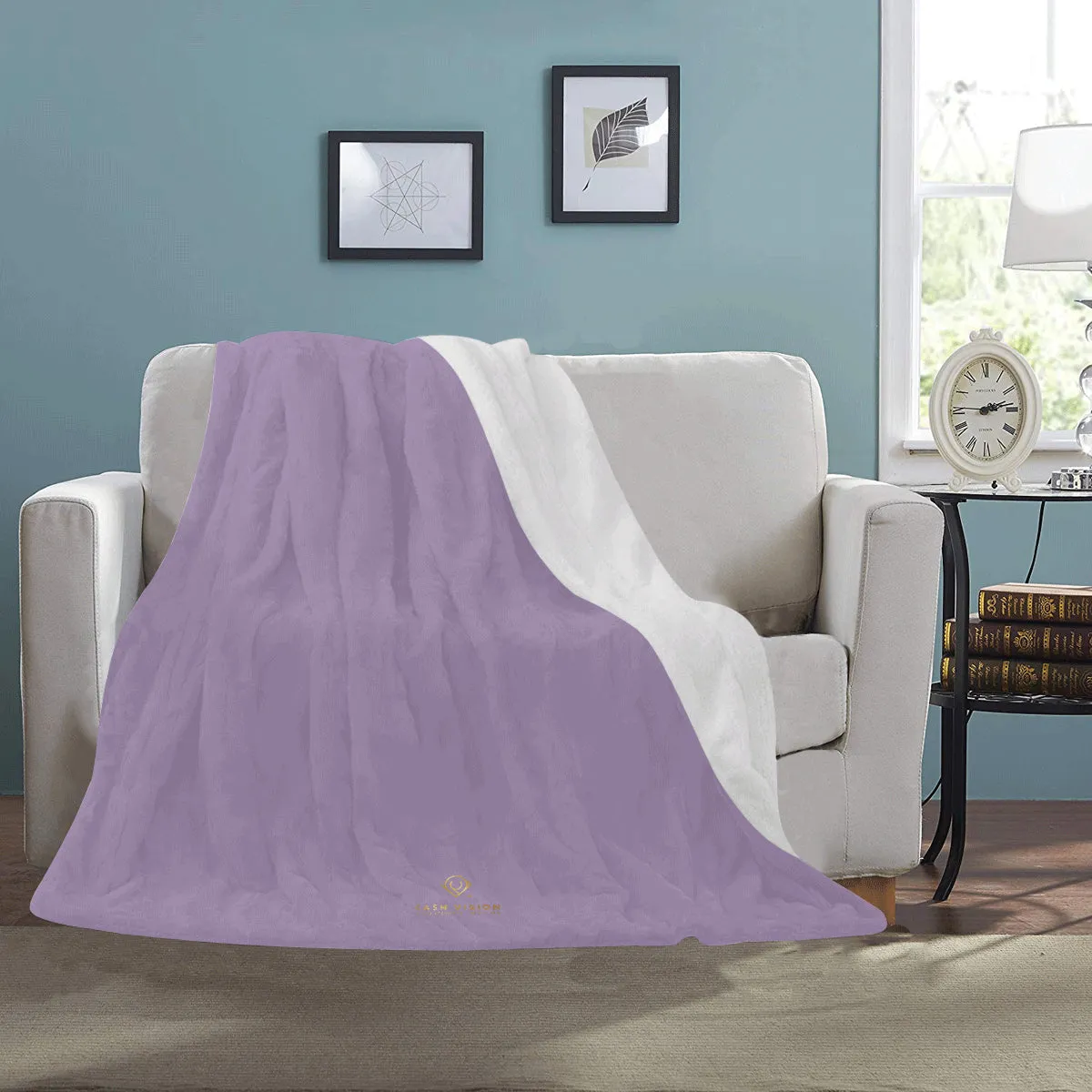 Cash Vision Ultra-Soft Blanket - Silver Purple